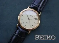 SEIKO tank SPIRIT 5E21 ラウンド ゴールド 稼働品