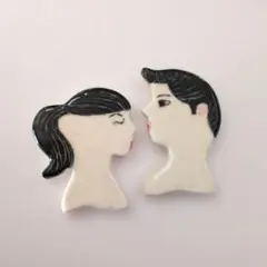 陶器製箸置き　2つセット