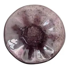 クリア ガラス / パープル /皿 /ボウル