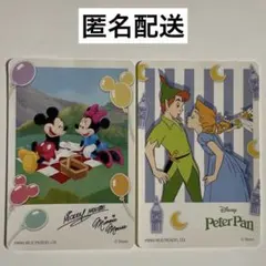 プリマハム ディズニー ステッカー 2種 ミッキー＆ミニー ピーターパン