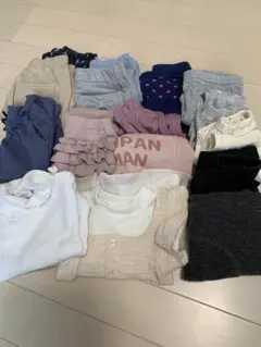 ベビー服セット 80サイズ多色 フリル付き 16点