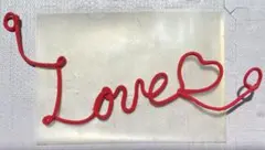 【赤い糸】　Love② 結婚式　和装前撮り　扇子フォトプロップス・ガーランド
