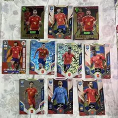 スペイン代表 PANINI FIFA 365 カード 9枚セット