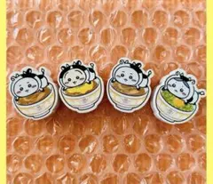 ちいかわ　ハチワレ　うさぎ　すき家　マグネット ４個セット　すきすきセット