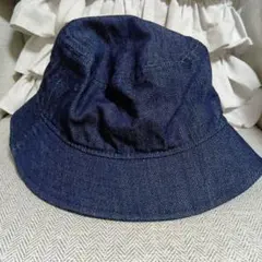美品【NEWERA】バケットハット デニム サイズS/M