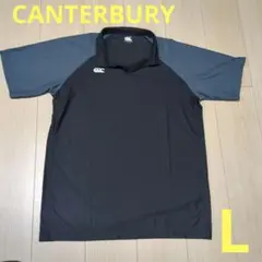 CANTERBURY ポロシャツ Lサイズ 黒 グレー