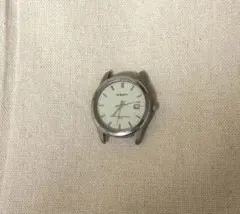 SCRIPT ホワイトダイヤル アナログ時計本体のみ