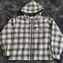 Stussy フード付き チェック柄 ジップアップ ブルゾンのサムネイル