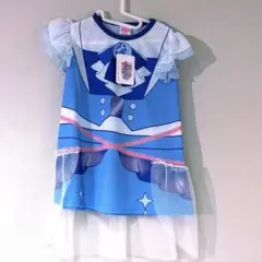 新品110 しまむら　ひみつのアイプリ　なりきり　ワンピース　みつき