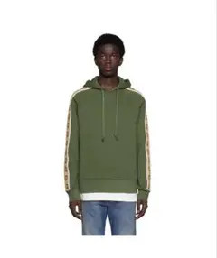 レア GUCCI オリーブグリーン パーカーのサムネイル