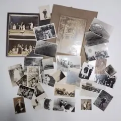 昭和レトロ】戦前・戦後 白黒写真・モノクロ写真 まとめ売り約20枚