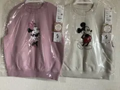 新品未使用★ユニクロ★ディズニースウェットシャツ2枚110cm トレーナー