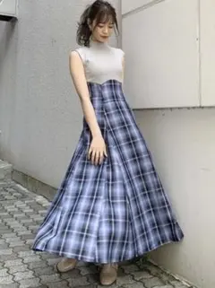 dazzlin ノースリーブロングワンピース S