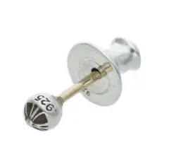 職*G様 ChromeHearts クロムハーツ クロスボール ミニスタッド ピ