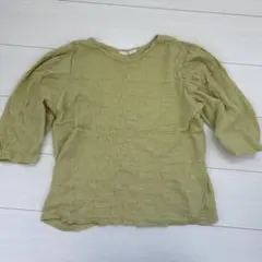 RETRO GIRL カットソー トップス　right Green 黄緑系