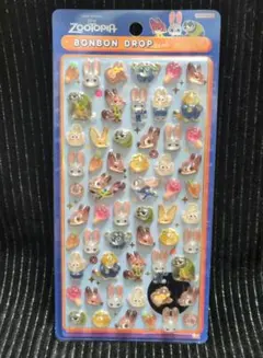 【正規品】ズートピア☆ボンボンドロップシールミニ☆ディズニー☆サンスター