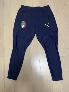 PUMA プーマ イタリア代表 トレーニングパンツ L スリムフィット ネイビー
