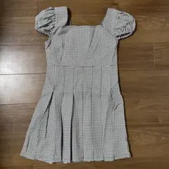 Allison Brown ギンガムチェックミニドレス