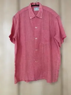 50s–60s PILGRIM SEARS ギンガムチェック 半袖シャツ Mのサムネイル