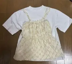 BEAMS シャギートップスセット　ユニクロ　キャミソールのサムネイル