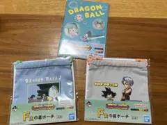 ドラゴンボールZ 一番くじ　巾着ポーチ　ノート
