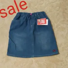 ☆最終sale☆【新品】BABYDOLL女児デニムスカート☆１４０