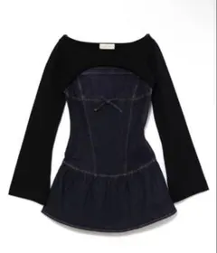 ANDMARY Bonnie denim mini dress - メルカリ