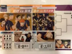 ハイキュー！！ 一番くじ クリアファイルセット 烏野 扇南 和久谷南