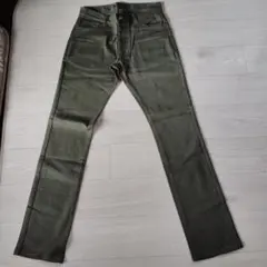ARCADE オリーブグリーンメンズ デニムパンツ 76サイズ