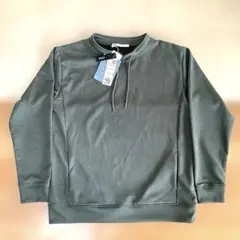 ikka トレーナー Mサイズ ループネック　スウェード風