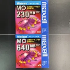 【新品未開封】maxell MOディスク 230MB 640MB セットのサムネイル