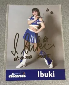 Ibuki ブラインドフォト 直筆サイン diana 横浜Denaベイスターズ