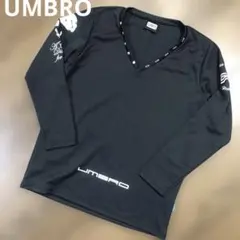 ［最終］UMBRO アンブロ　シャツ　　ユニフォーム　ブラック　サッカー