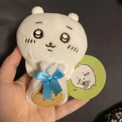 ちいかわ うさぎ デスクトップから見守るひっかけぬいぐるみ おにぎり
