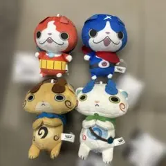 ナムコ限定　妖怪ウォッチ　カバンに付けられるぬいぐるみコンプ