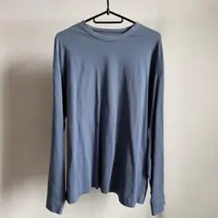 【美品】STUDIOUS オーバーボリュームスリーブロンTEE サックスブルー