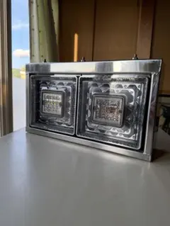 トラック用 LED 3連 クロームメッキ JB3連クリアテールランプ 新品未 