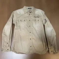 【美品】M.C.D ベージュ 長袖シャツ　XL サーフ系
