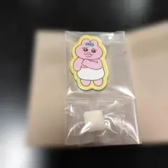 新品　おぱんちゅうさぎ&んぽちゃむ　キャラマグネッツ　胸にポンポン当てる