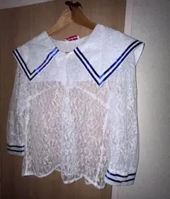 【値下げ不可】raspberry pie race sailor top