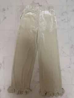 LOWRYS FARMベロアフリルパンツ