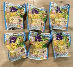 【6個セット】びっくらたまご ポケモン　マスコット入り入浴剤セットのサムネイル
