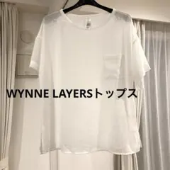 WYNNE LAYERS 半袖シャツ Mサイズ ホワイト