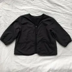 バースデー　薄手ジッパー付きジャンバー　95cm 黒アウター