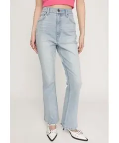 スライ HW FLARE PT-C WITH ROICA(R)EF フレアデニム