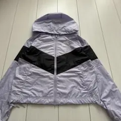 Nike フード付きジャケット ラベンダー/ブラック