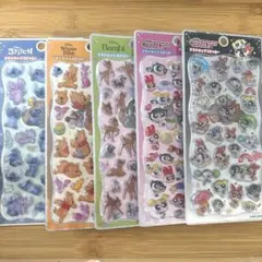 プチドロップステッカー ディズニー パワパフ セット