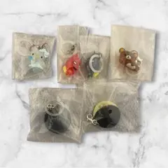 めじるしアクセサリー まとめ売り ハローキティ リラックマ　他　③ 6点セット