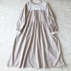 最終価格サマンサモスモス ペチコート付きバテンレース　前後2way　ワンピース