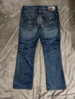 超希少/TRUE RELIGION/23インチ/ブーツカット/00s/usa製 b933 USA製 TRUE RELIGION JOEY ブーツカットデニム23 - メルカリ